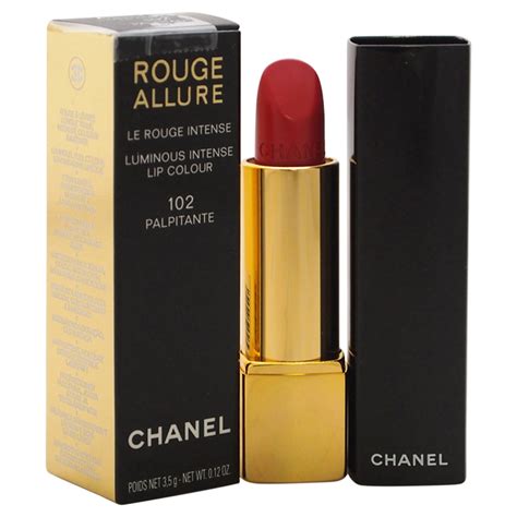 chanel rouge allure velvet 102 palpitante|Chanel Rouge lipstick reviews.